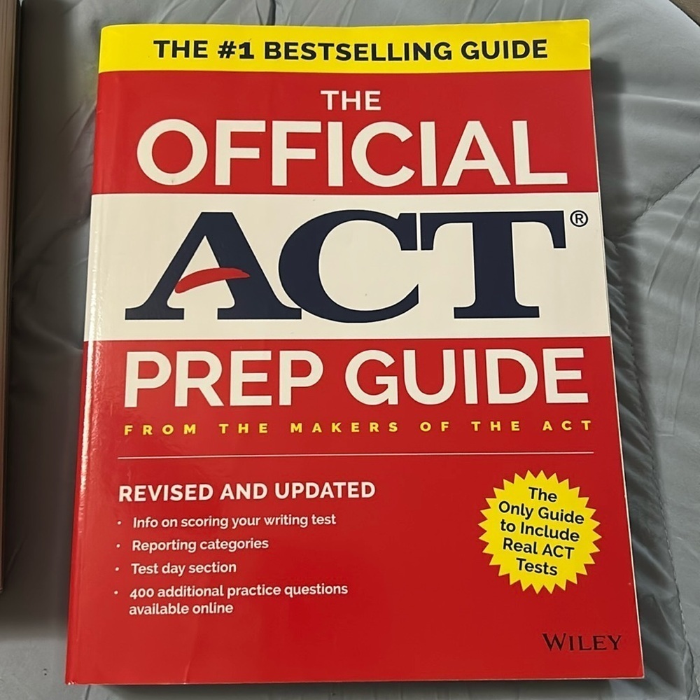 The official ACT prep guide from the makers of the ACT.